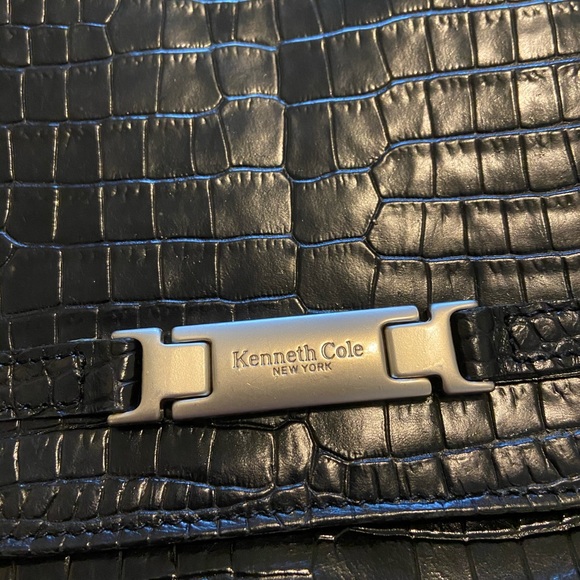 Kenneth Cole Black Business Satchel - Picture 2 of 4
